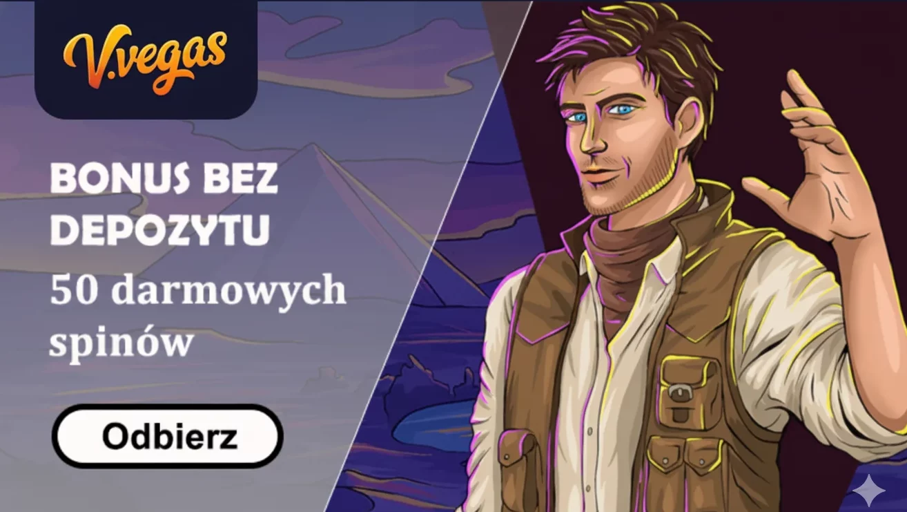 Vulkan Vegas bonus bez depozytu w postaci 50 darmowych spinów